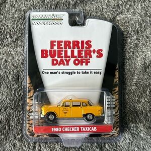 Ferris Bueller’s Day off 1980 checker taxi cab greenlight collectables